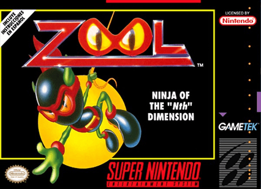 Zool box art for Super Nintendo